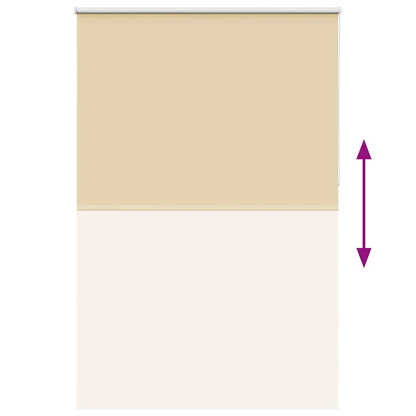 vidaXL Roller Blind Blackout Beige 160x230 cm Fabric Width 156.6 cm Polyester 5