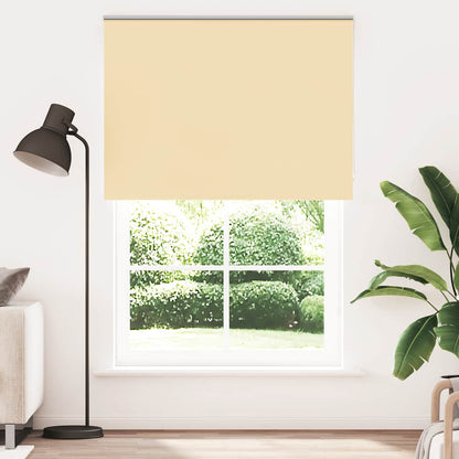 vidaXL Roller Blind Blackout Beige 160x230 cm Fabric Width 156.6 cm Polyester 1