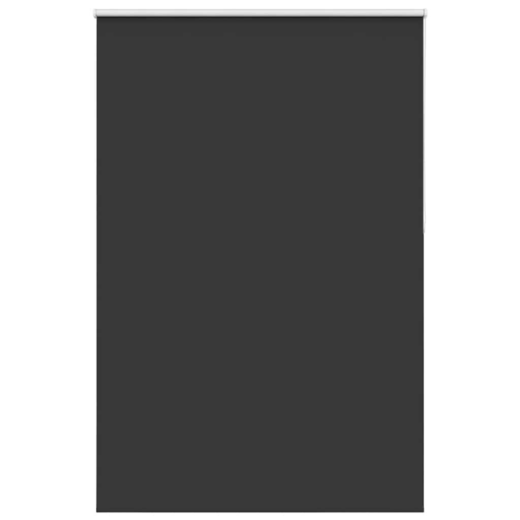 vidaXL Roller Blind Blackout Black 150x210 cm Fabric Width 146.6 cm Polyester 2