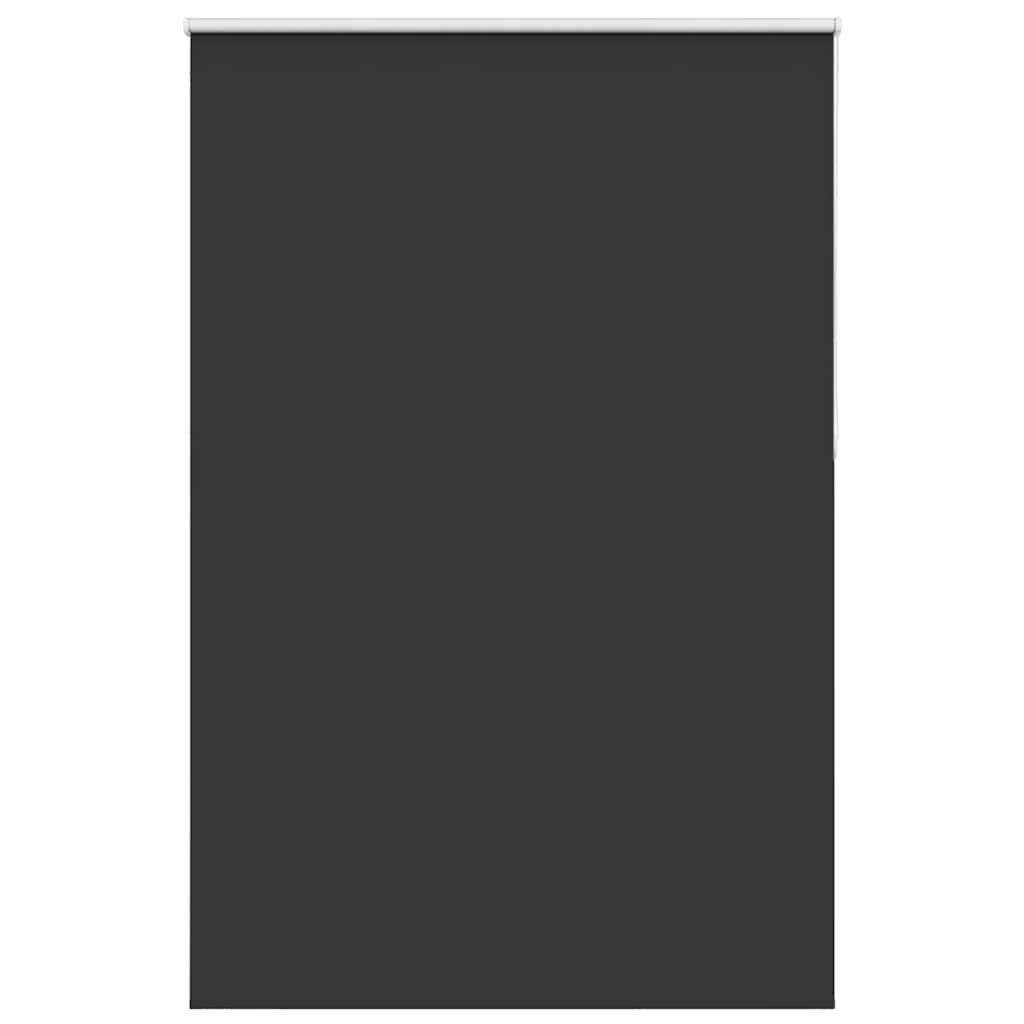 vidaXL Roller Blind Blackout Black 155x210 cm Fabric Width 151.6 cm Polyester 2