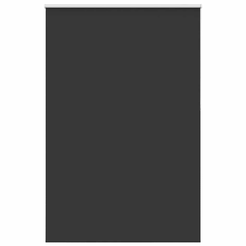 vidaXL Roller Blind Blackout Black 150x230 cm Fabric Width 146.6 cm Polyester 2