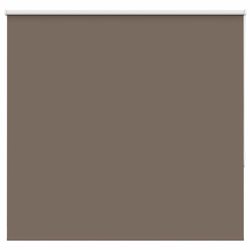 vidaXL Roller Blind Blackout Coffee 165x130 cm Fabric Width 161.6 cm Polyester 2
