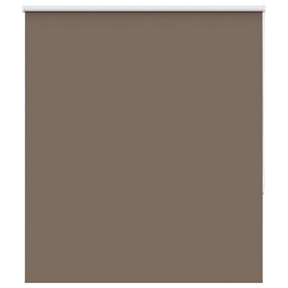 vidaXL Roller Blind Blackout Coffee 140x175 cm Fabric Width 136.6 cm Polyester 2