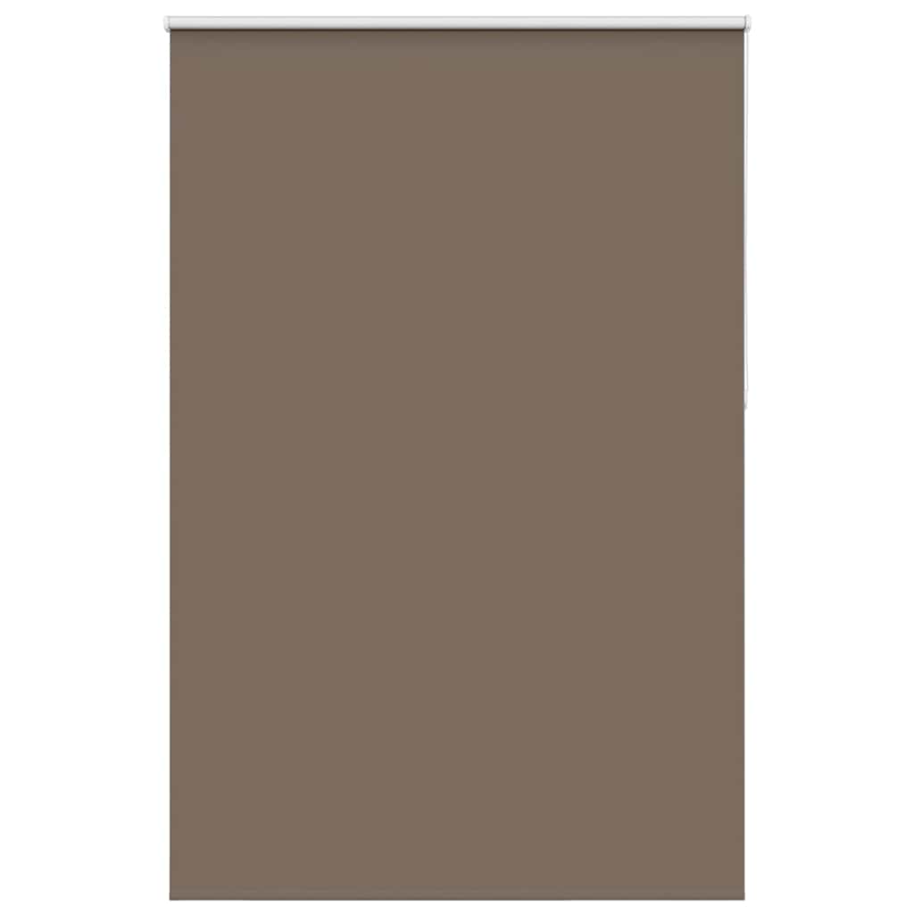 vidaXL Roller Blind Blackout Coffee 150x210 cm Fabric Width 146.6 cm Polyester 2