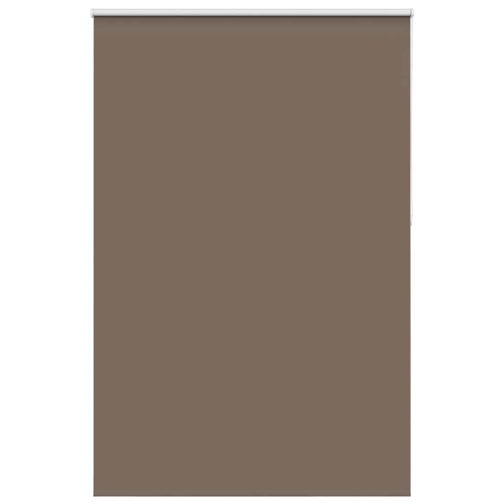 vidaXL Roller Blind Blackout Coffee 165x210 cm Fabric Width 161.6 cm Polyester 2