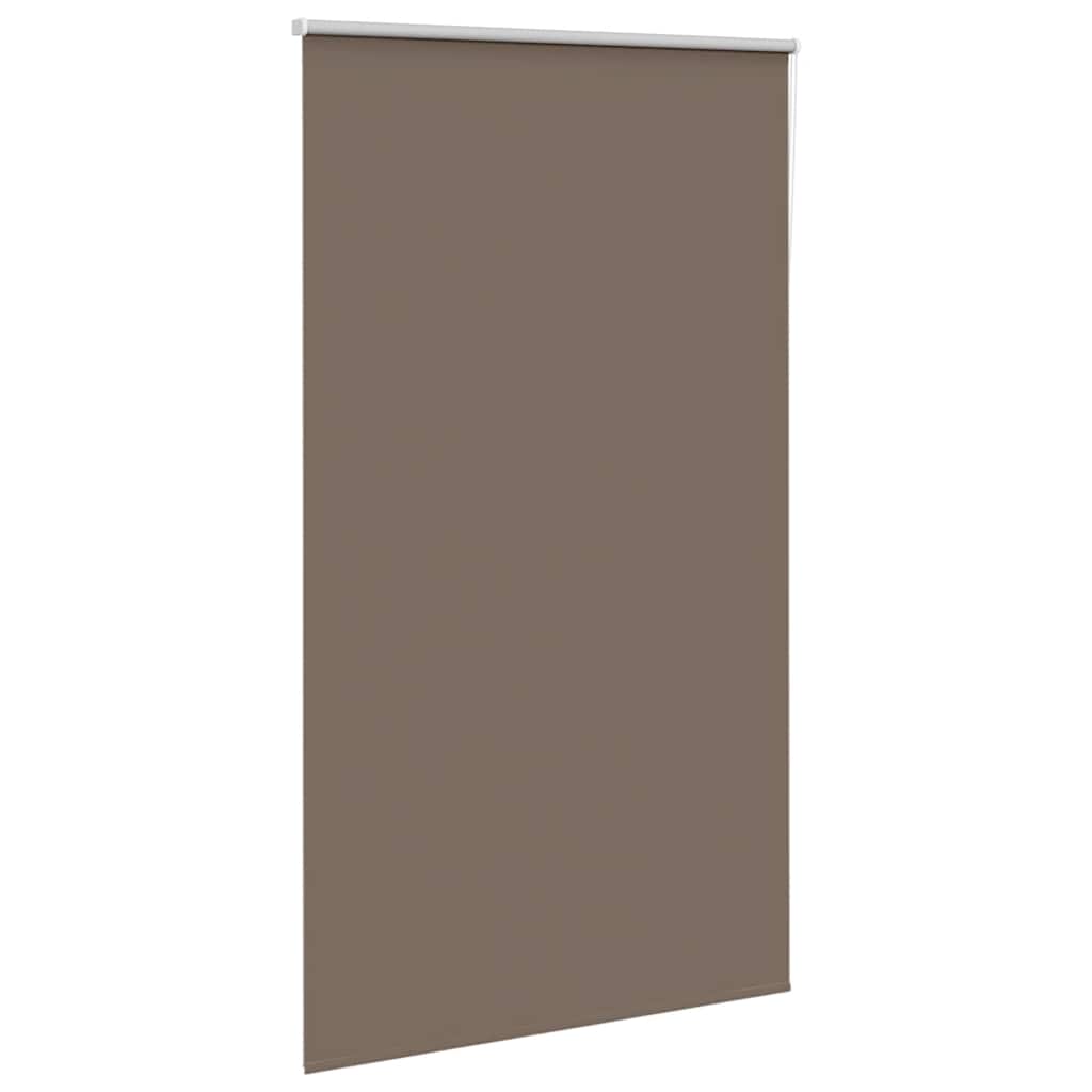 vidaXL Roller Blind Blackout Coffee 125x230 cm Fabric Width 121.6 cm Polyester 3