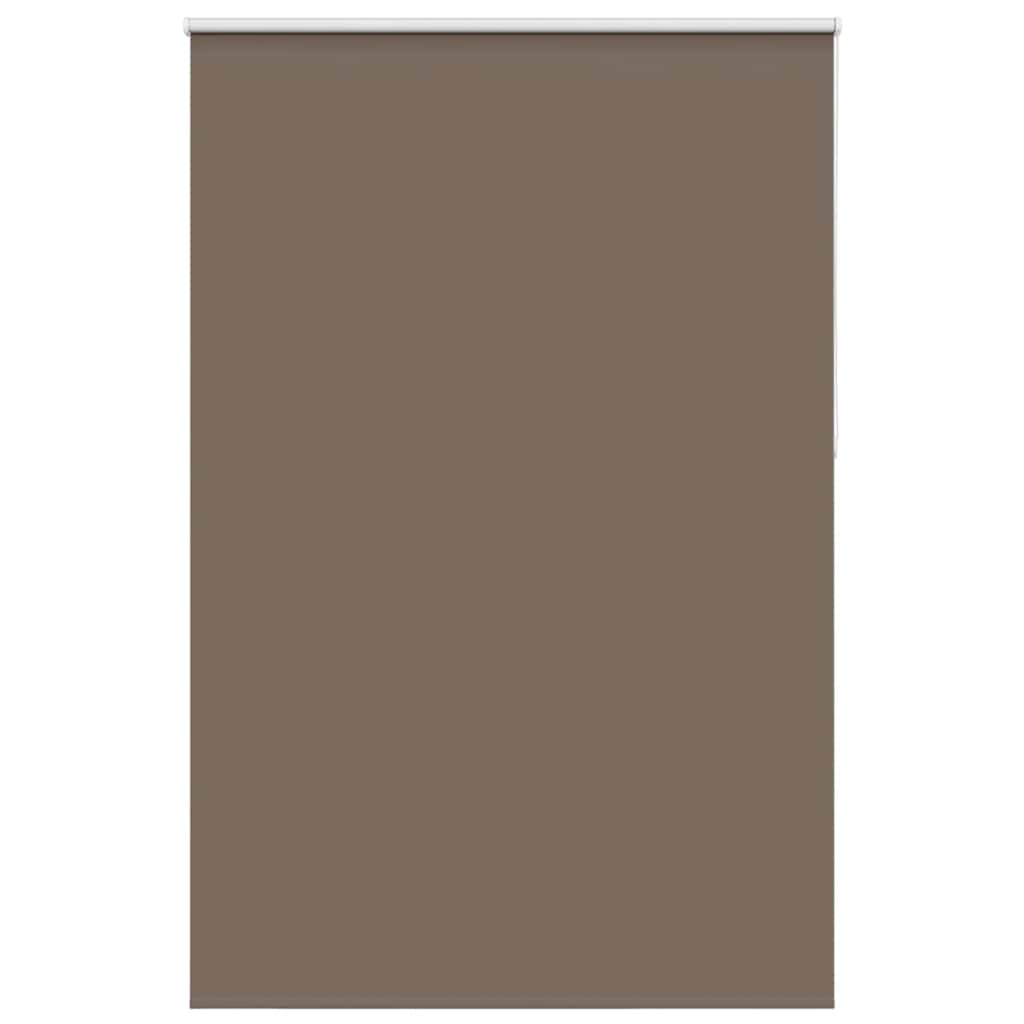 vidaXL Roller Blind Blackout Coffee 150x230 cm Fabric Width 146.6 cm Polyester 2
