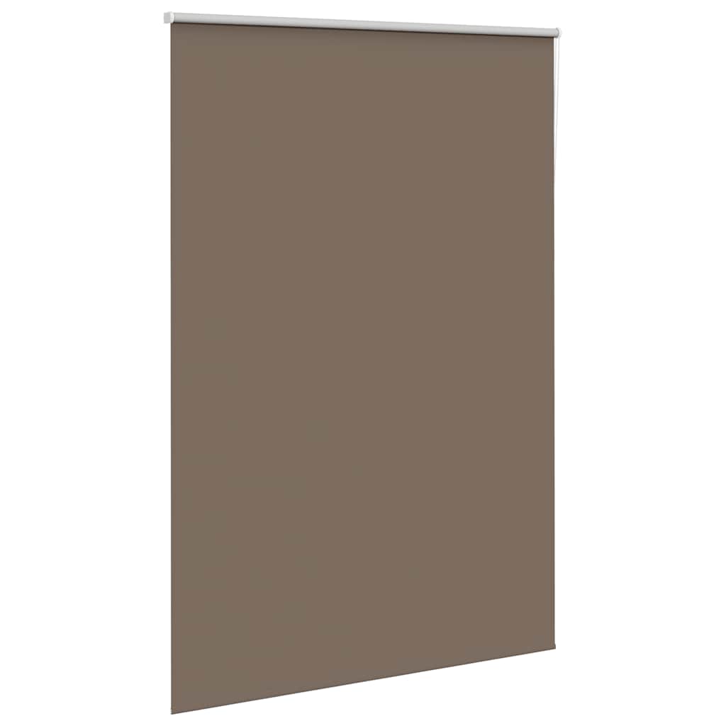 vidaXL Roller Blind Blackout Coffee 150x230 cm Fabric Width 146.6 cm Polyester 3
