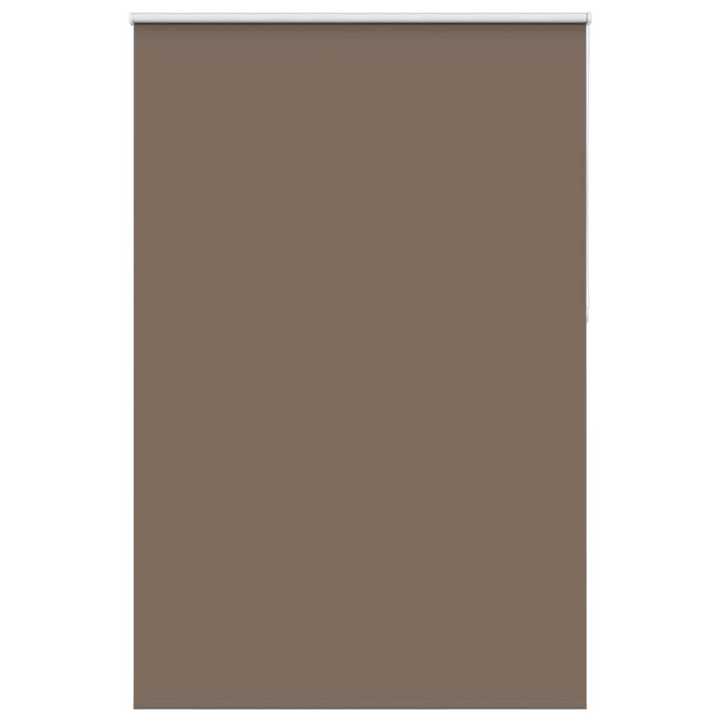 vidaXL Roller Blind Blackout Coffee 160x230 cm Fabric Width 156.6 cm Polyester 2