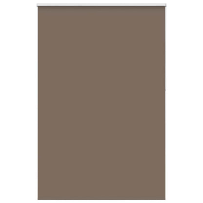 vidaXL Roller Blind Blackout Coffee 160x230 cm Fabric Width 156.6 cm Polyester 2