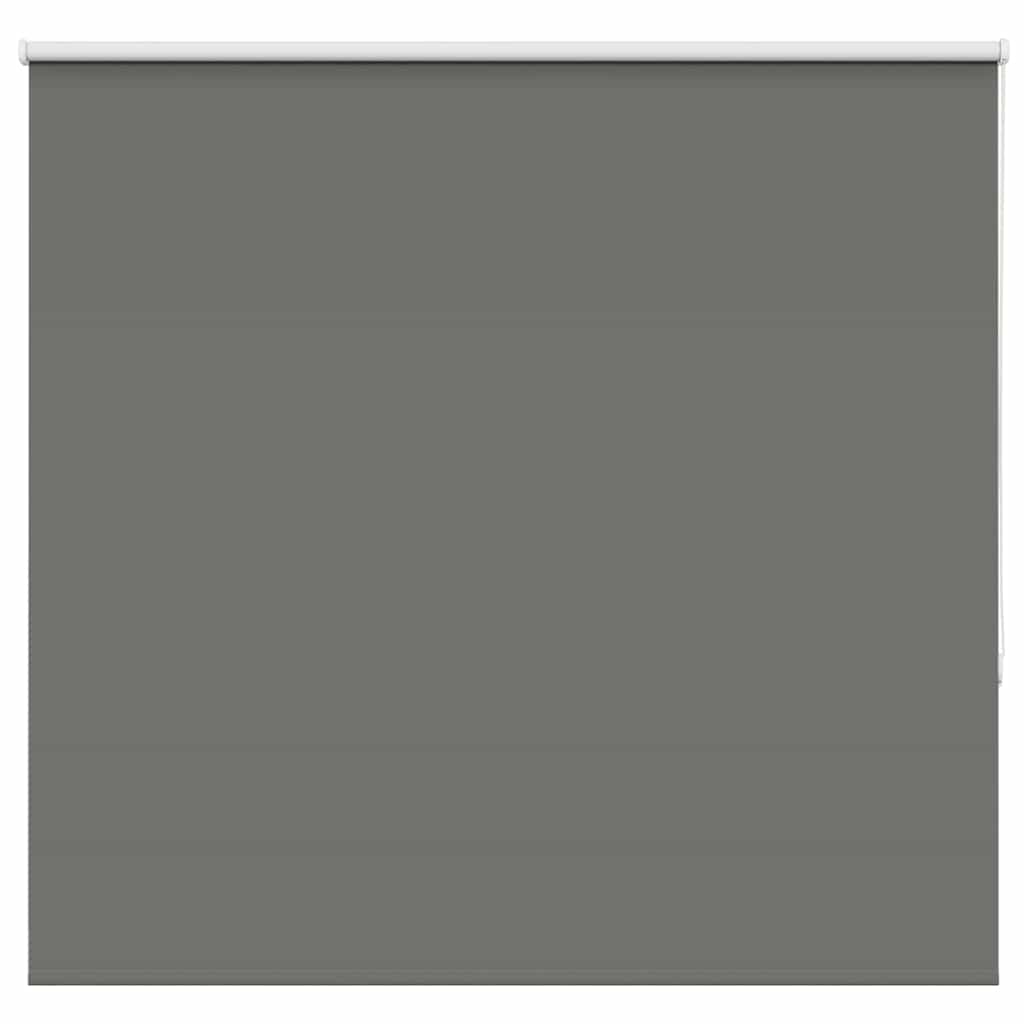 vidaXL Roller Blind Blackout Grey 155x130 cm Fabric Width 151.6 cm Polyester 2