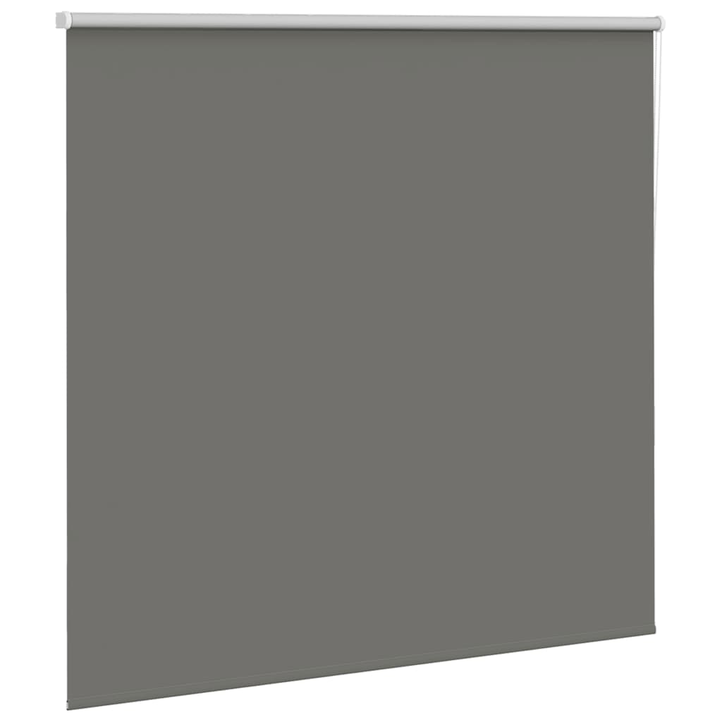 vidaXL Roller Blind Blackout Grey 155x130 cm Fabric Width 151.6 cm Polyester 3