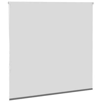vidaXL Roller Blind Blackout Grey 155x130 cm Fabric Width 151.6 cm Polyester 4