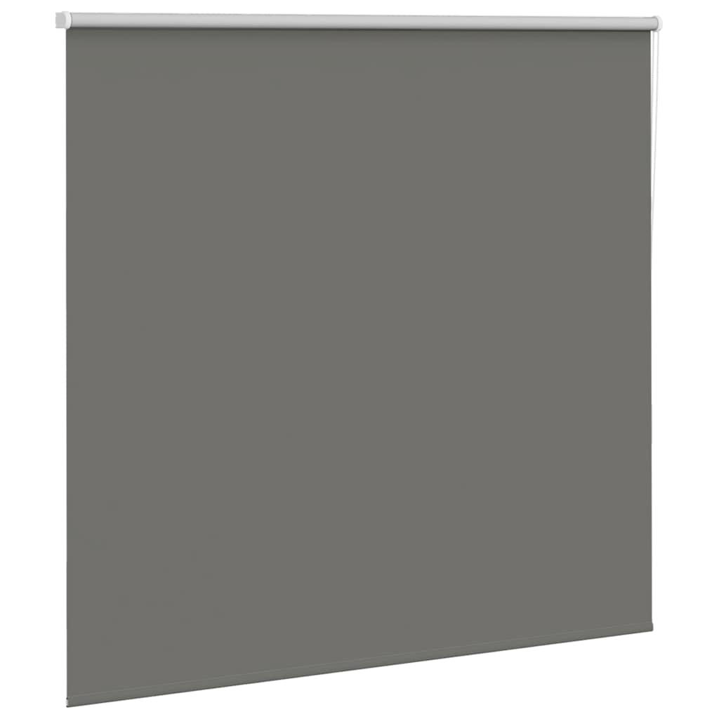 vidaXL Roller Blind Blackout Grey 145x150 cm Fabric Width 141.6 cm Polyester 3