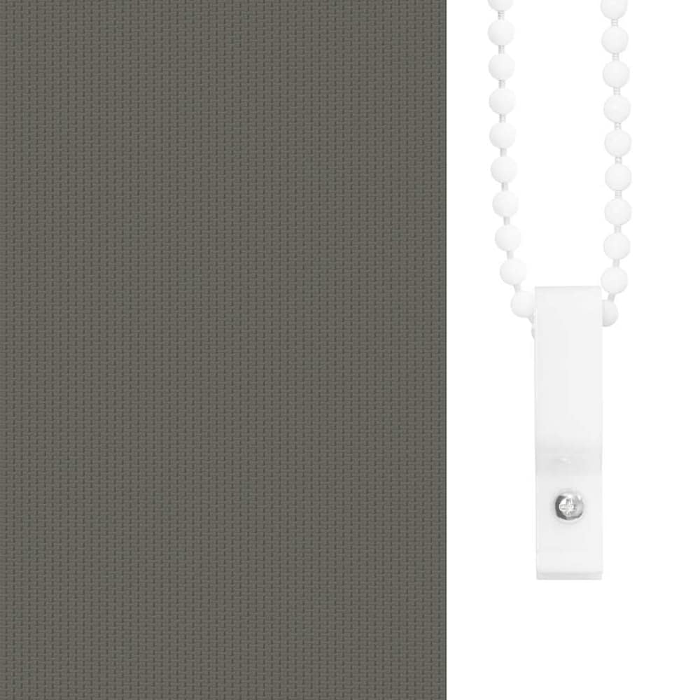 Roller Blind Blackout 105x150 cm Fabric Width 100.7 cm Grey 145 cm