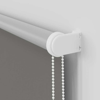 Roller Blind Blackout 105x150 cm Fabric Width 100.7 cm Grey 145 cm