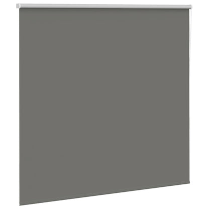 vidaXL Roller Blind Blackout Grey 150x175 cm Fabric Width 146.6 cm Polyester 3