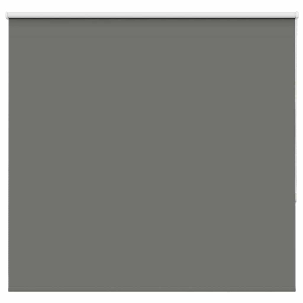 vidaXL Roller Blind Blackout Grey 165x175 cm Fabric Width 161.6 cm Polyester 1