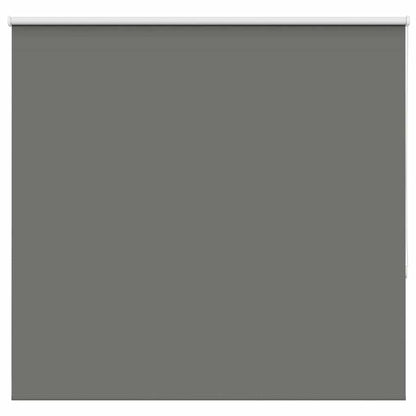 vidaXL Roller Blind Blackout Grey 165x175 cm Fabric Width 161.6 cm Polyester 1