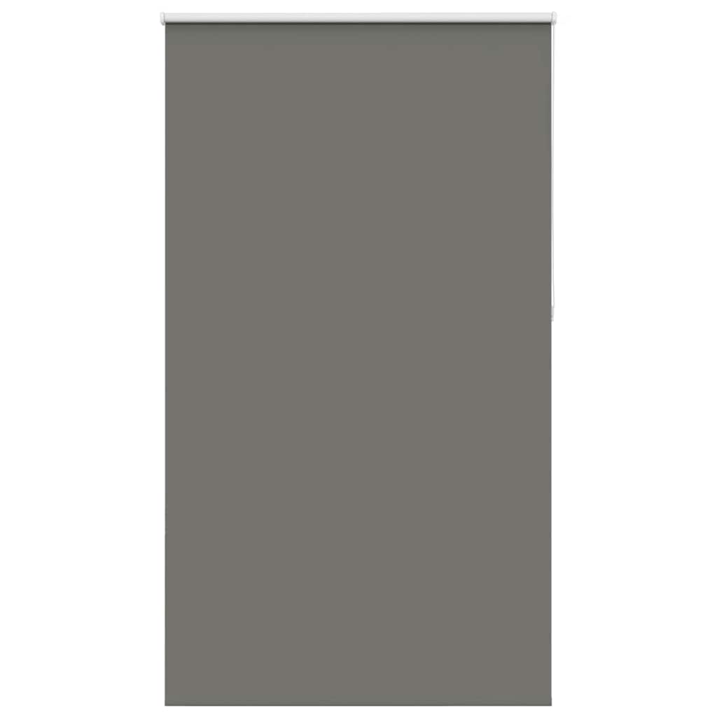 vidaXL Roller Blind Blackout Grey 130x210 cm Fabric Width 126.6 cm Polyester 1