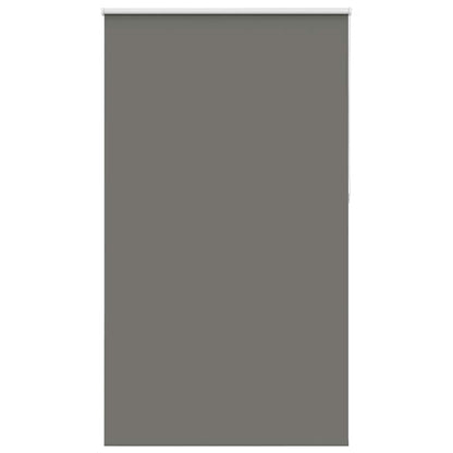vidaXL Roller Blind Blackout Grey 130x210 cm Fabric Width 126.6 cm Polyester 1