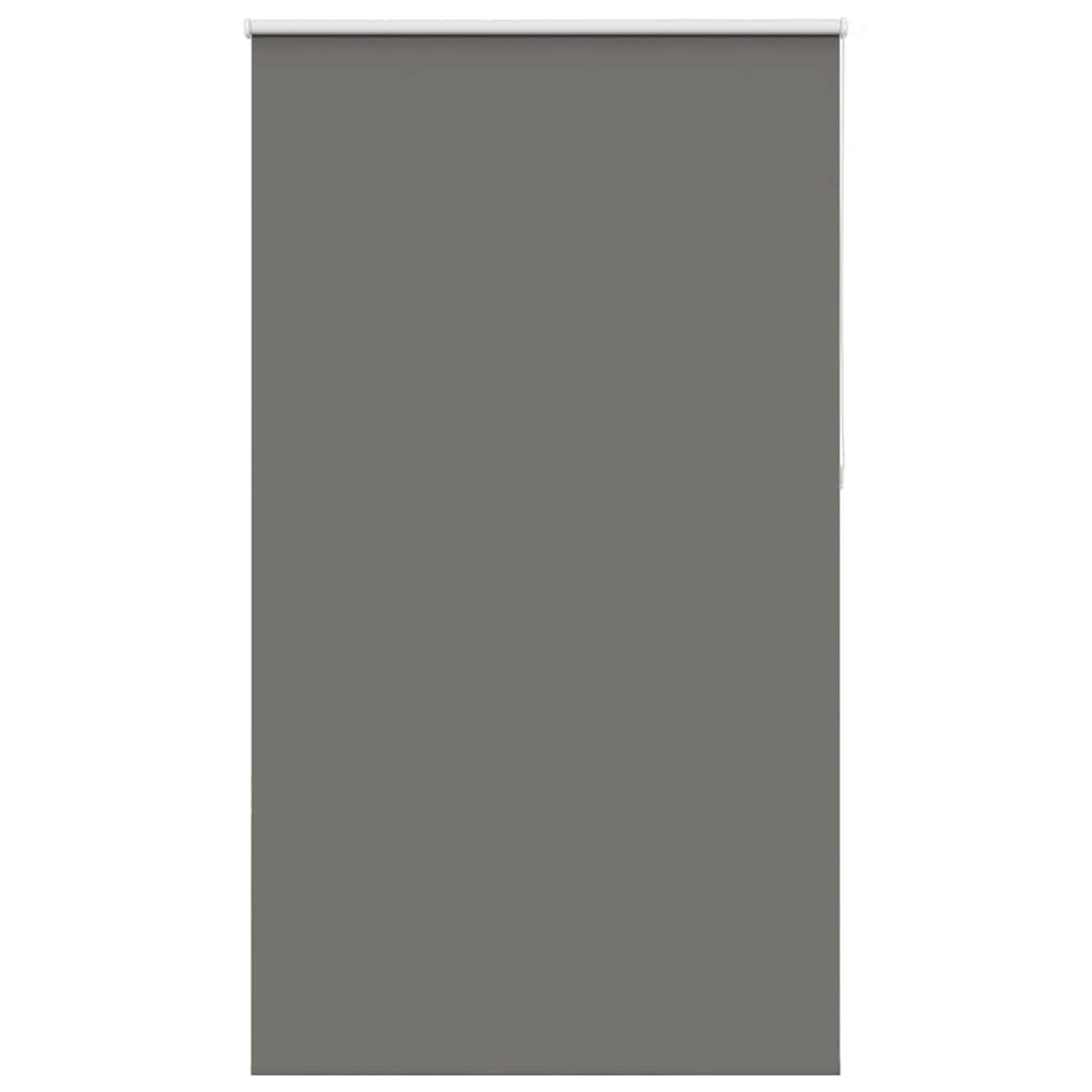 vidaXL Roller Blind Blackout Grey 135x210 cm Fabric Width 131.6 cm Polyester 1
