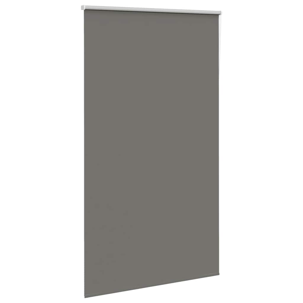 vidaXL Roller Blind Blackout Grey 125x230 cm Fabric Width 121.6 cm Polyester 3