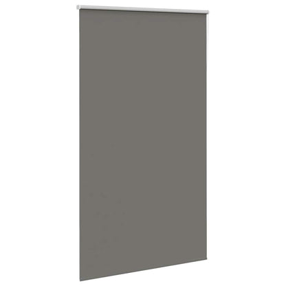 vidaXL Roller Blind Blackout Grey 125x230 cm Fabric Width 121.6 cm Polyester 3