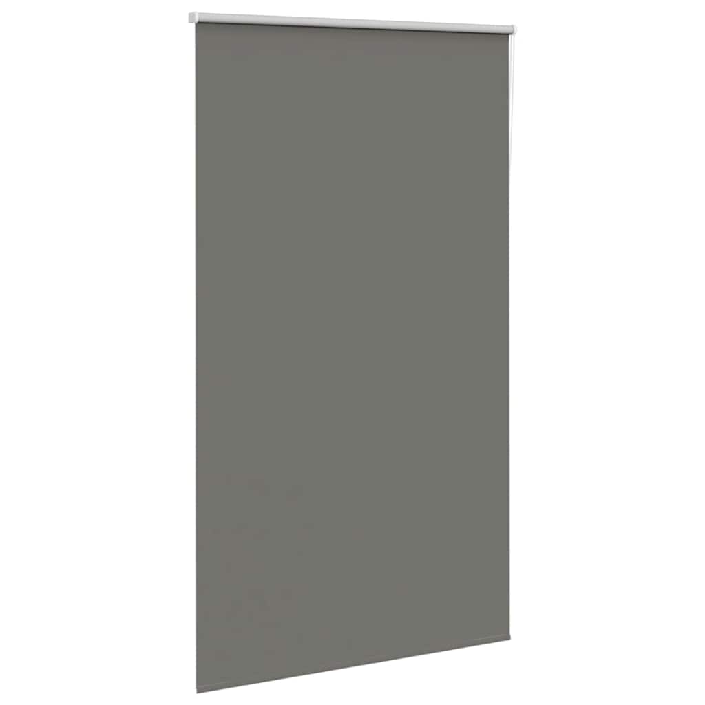 vidaXL Roller Blind Blackout Grey 130x230 cm Fabric Width 126.6 cm Polyester 3