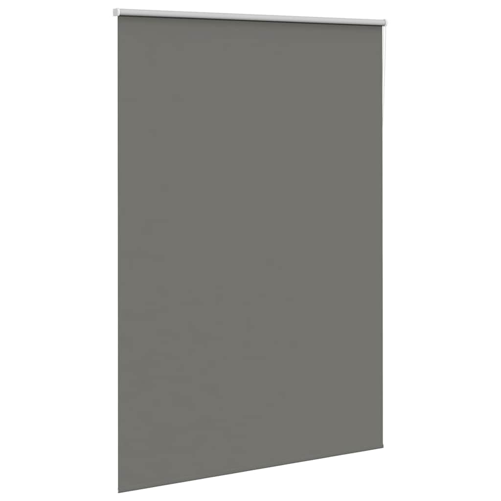 vidaXL Roller Blind Blackout Grey 165x230 cm Fabric Width 161.6 cm Polyester 3