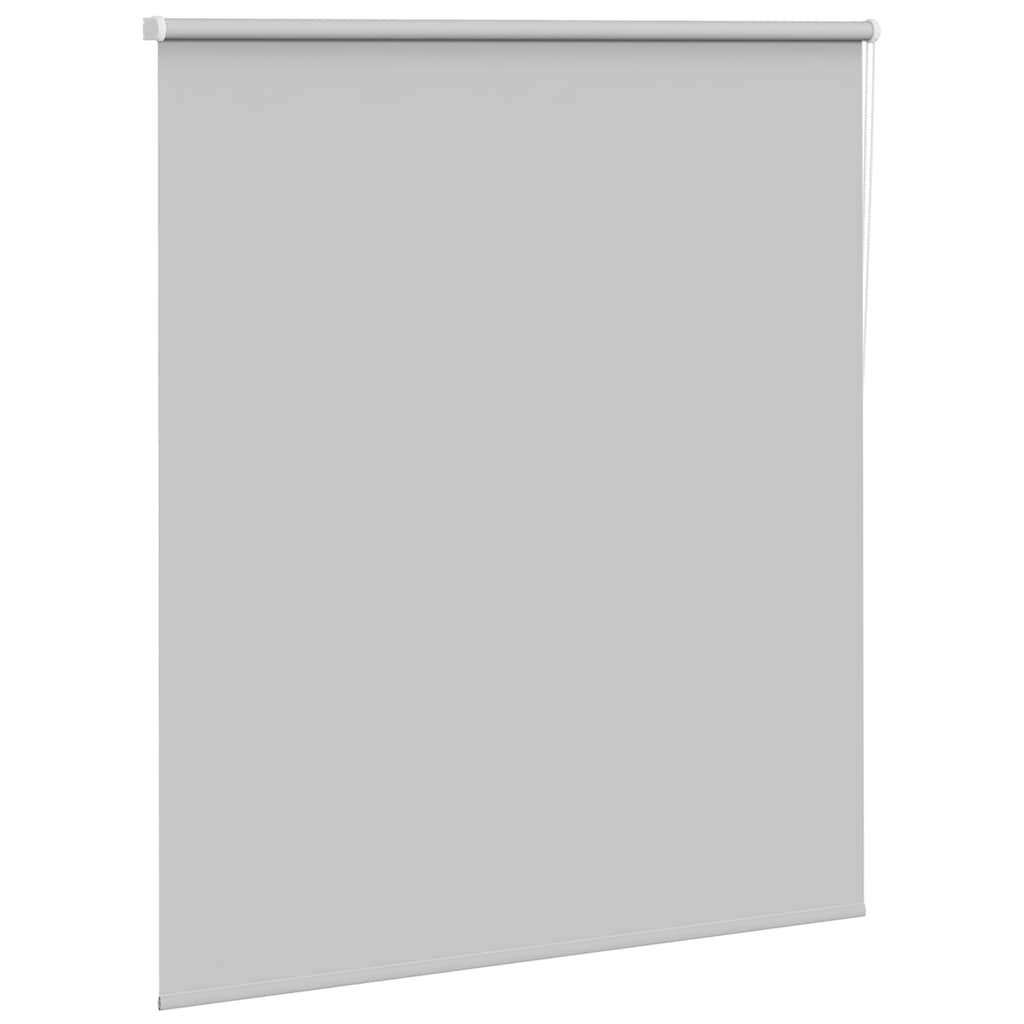 vidaXL Roller Blind Blackout Light Grey 135x175 cm Fabric Width 131.6 cm Polyester 3