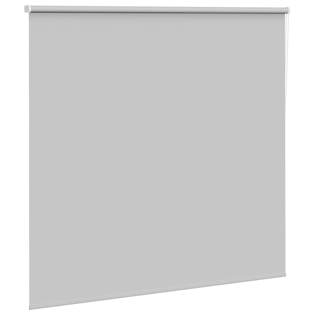 vidaXL Roller Blind Blackout Light Grey 160x175 cm Fabric Width 156.6 cm Polyester 3