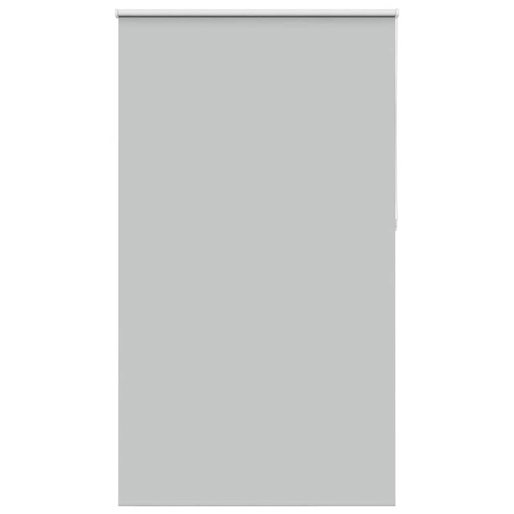vidaXL Roller Blind Blackout Light Grey 125x210 cm Fabric Width 121.6 cm Polyester 1