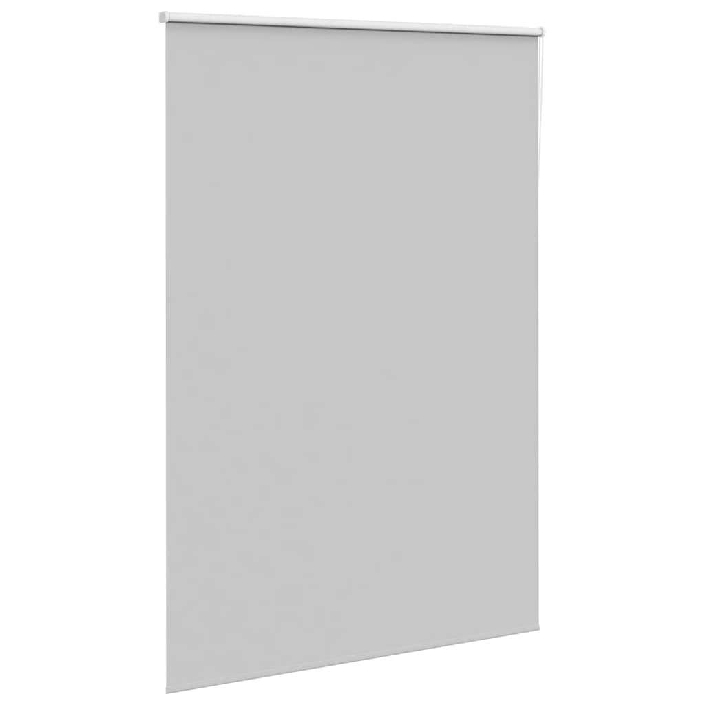 vidaXL Roller Blind Blackout Light Grey 150x210 cm Fabric Width 146.6 cm Polyester 3