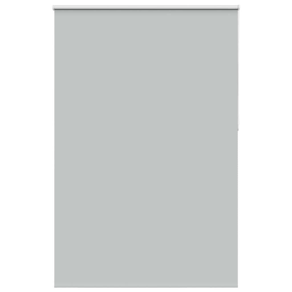 vidaXL Roller Blind Blackout Light Grey 160x210 cm Fabric Width 156.6 cm Polyester 1