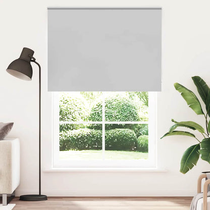 vidaXL Roller Blind Blackout Light Grey 150x230 cm Fabric Width 146.6 cm Polyester 1