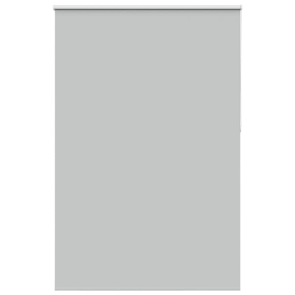 vidaXL Roller Blind Blackout Light Grey 160x230 cm Fabric Width 156.6 cm Polyester 1