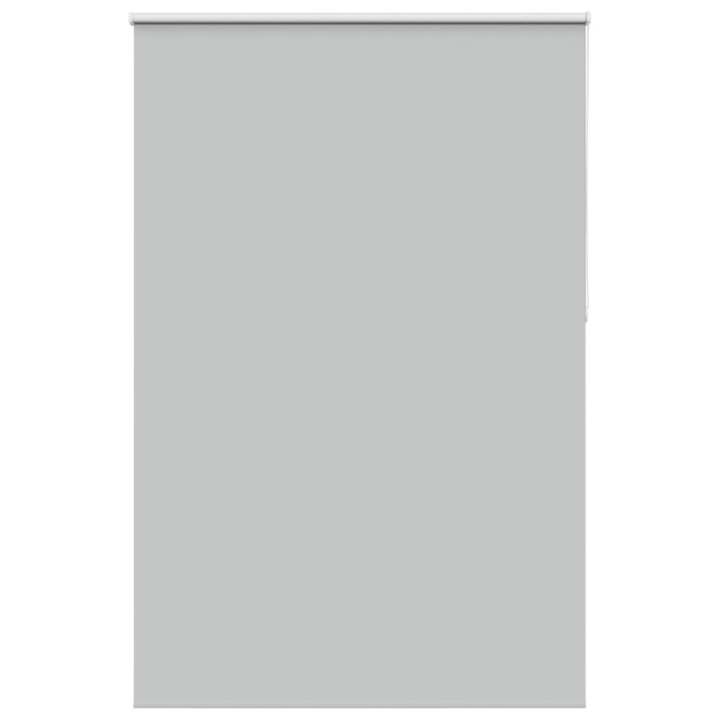 vidaXL Roller Blind Blackout Light Grey 165x230 cm Fabric Width 161.6 cm Polyester 1