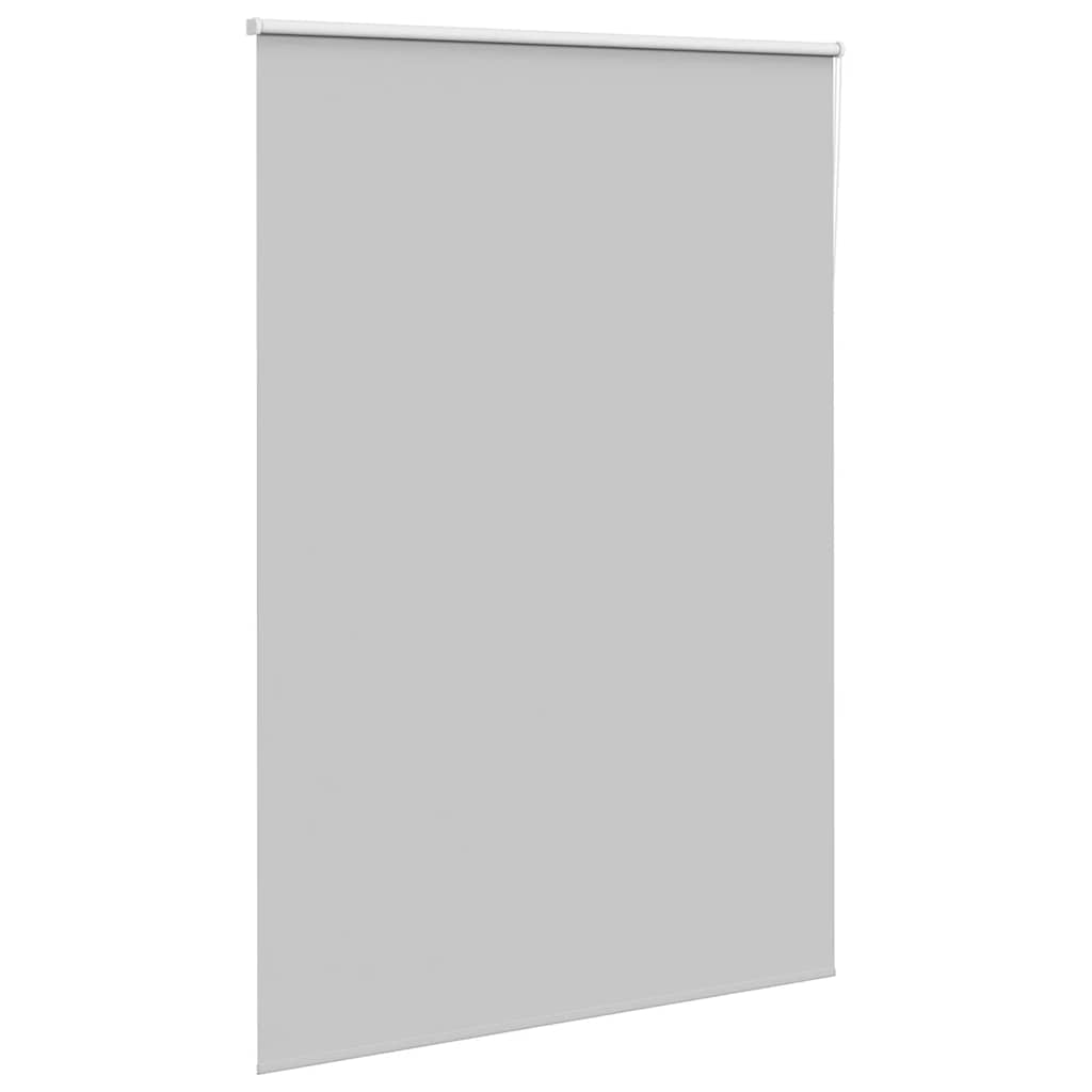 vidaXL Roller Blind Blackout Light Grey 165x230 cm Fabric Width 161.6 cm Polyester 3