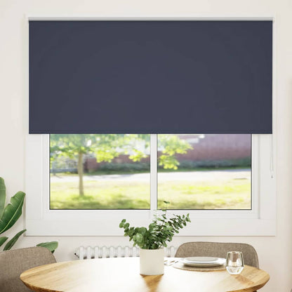 vidaXL Roller Blind Blackout Marine 150x150 cm Fabric Width 146.6 cm Polyester 2