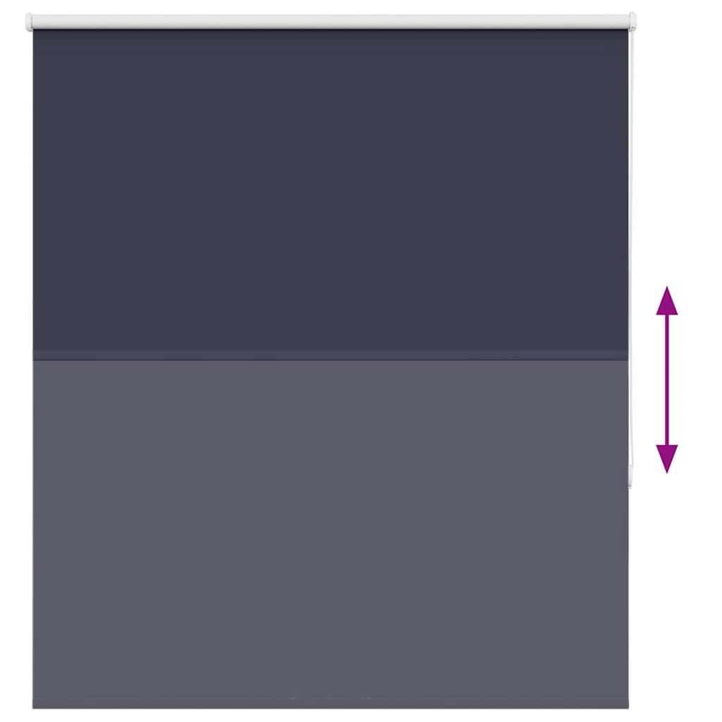 vidaXL Roller Blind Blackout Marine 130x175 cm Fabric Width 126.6 cm Polyester 5
