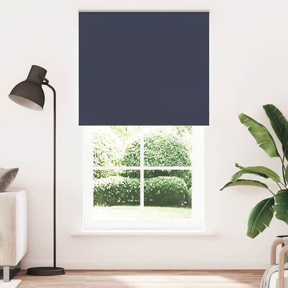 vidaXL Roller Blind Blackout Marine 140x230 cm Fabric Width 136.6 cm Polyester 2