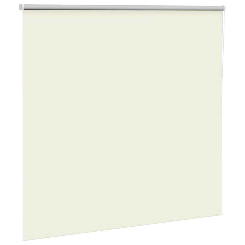 vidaXL Roller Blind Blackout Off White 165x130 cm Fabric Width 161.6 cm Polyester 3