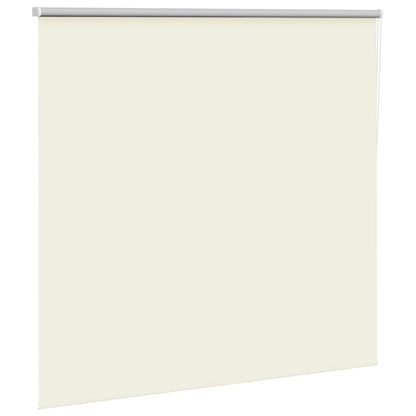 vidaXL Roller Blind Blackout Off White 165x130 cm Fabric Width 161.6 cm Polyester 3