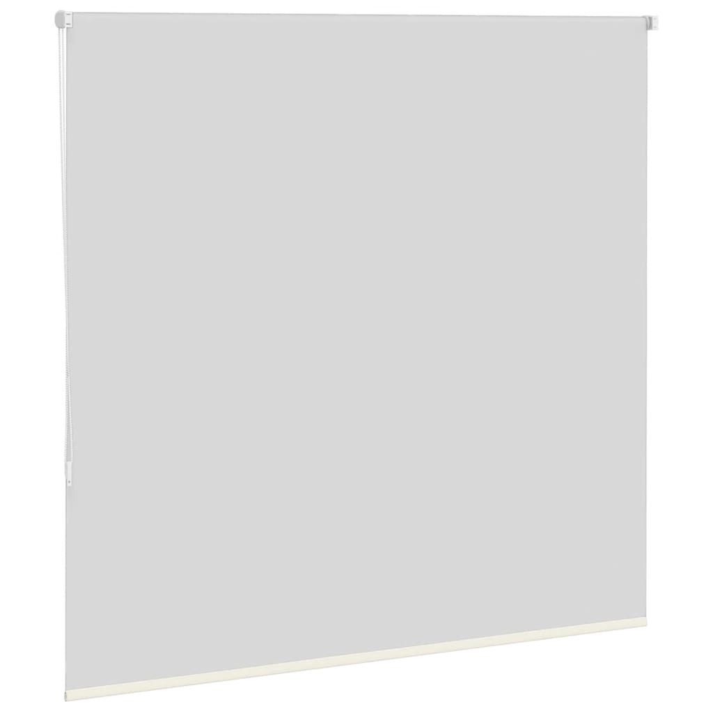 vidaXL Roller Blind Blackout Off White 165x130 cm Fabric Width 161.6 cm Polyester 4