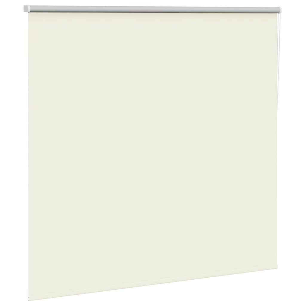 vidaXL Roller Blind Blackout Off White 150x150 cm Fabric Width 146.6 cm Polyester 3