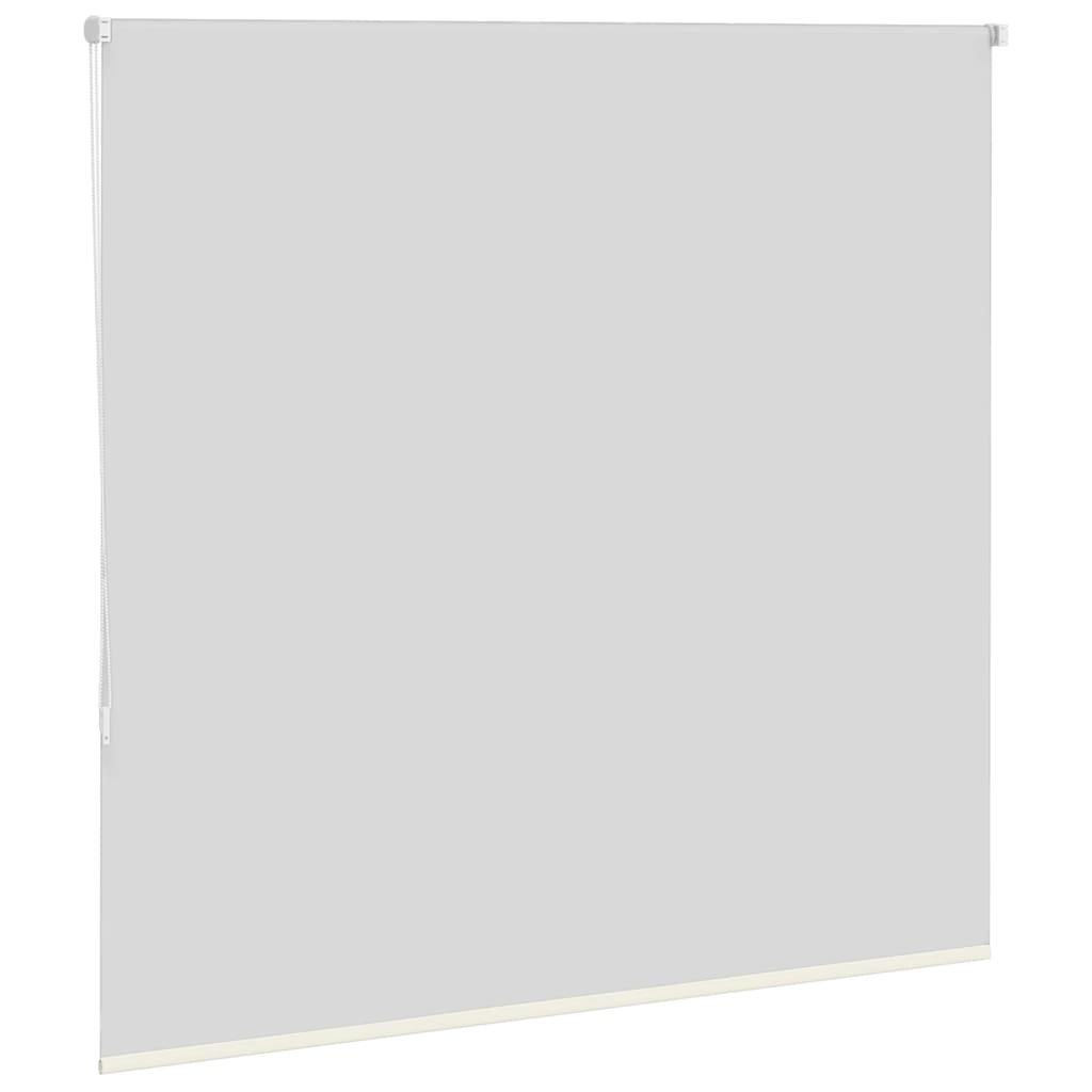 vidaXL Roller Blind Blackout Off White 150x150 cm Fabric Width 146.6 cm Polyester 4