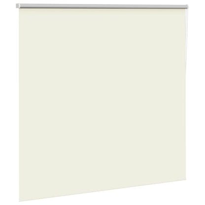 vidaXL Roller Blind Blackout Off White 160x150 cm Fabric Width 156.6 cm Polyester 3