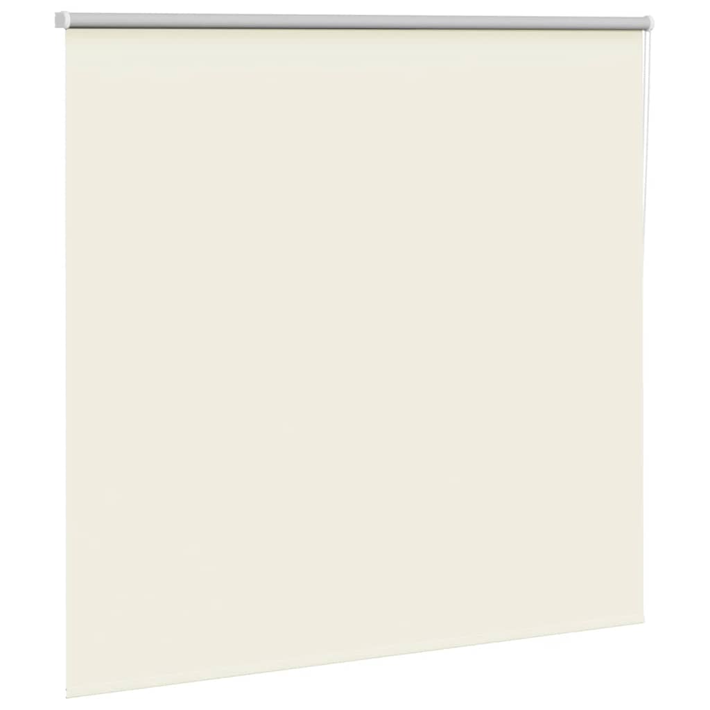 vidaXL Roller Blind Blackout Off White 165x150 cm Fabric Width 161.6 cm Polyester 3