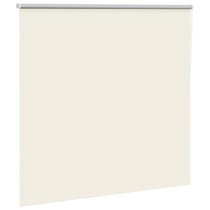 vidaXL Roller Blind Blackout Off White 165x150 cm Fabric Width 161.6 cm Polyester 3